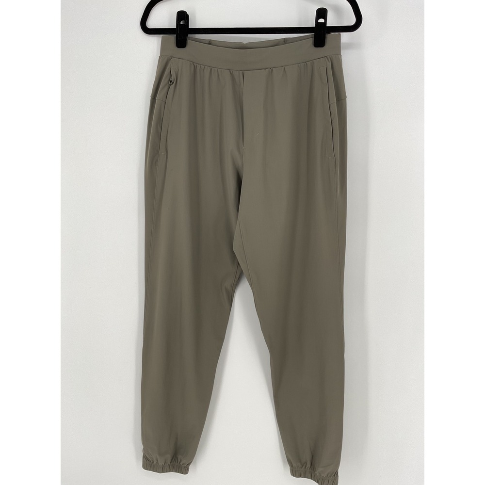 Lululemon Surge Hybrid Jogger Mens Med Green Running Reflective Stretch Active